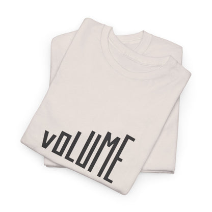 Volume Graphic Tee | Cotton T-Shirt for Music Lovers, Concerts, Gift Idea, Casual Wear, Music Festival