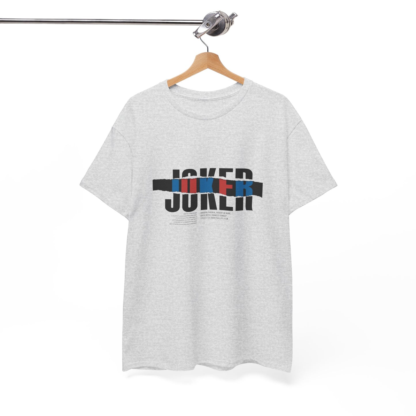 Joker Graphic Tee,  Heavy Cotton Tee, Streetwear Shirt, Casual Wear Tee, Gift for Fans, Movie Merchandise