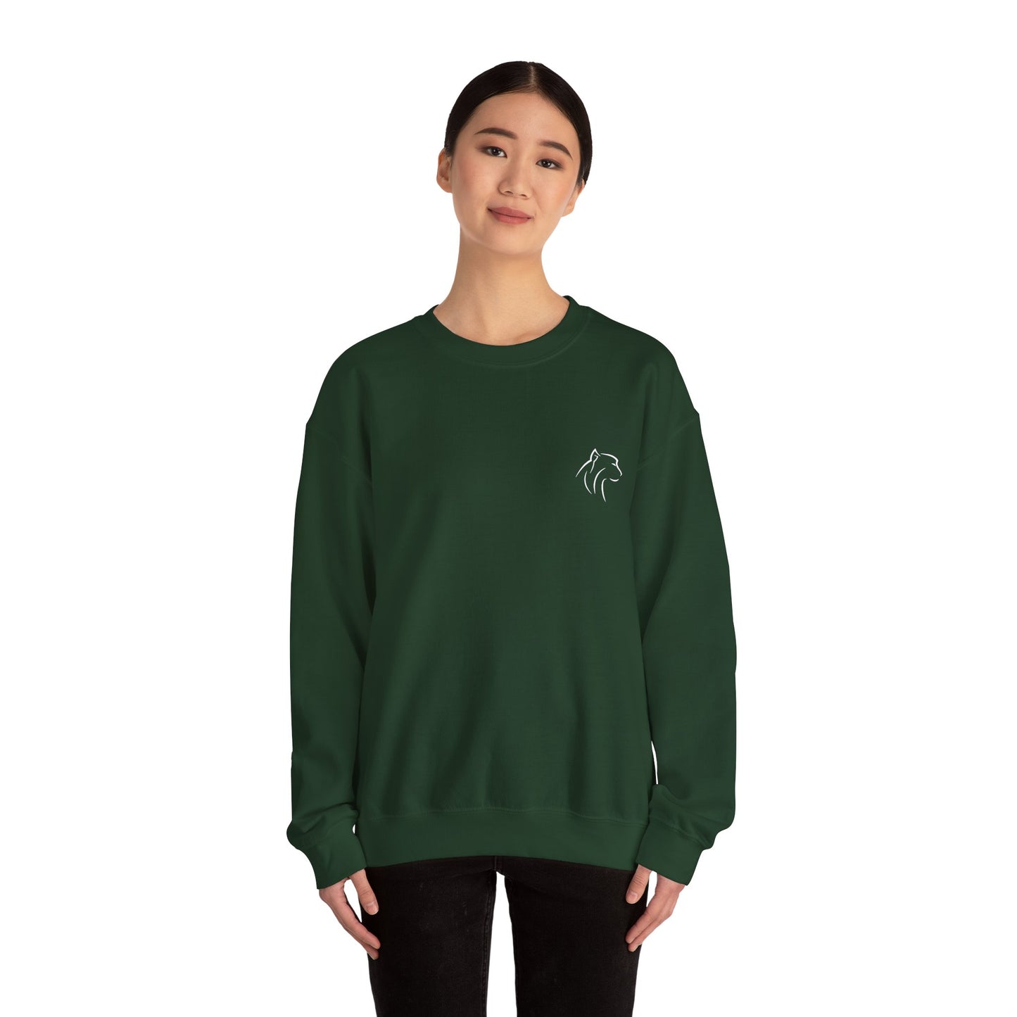 Women's Crewneck Sweatshirt, Cozy Pullover, Gift for Animal Lovers, Casual Wear, Stylish Outfit