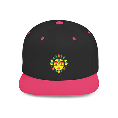 Sunshine Embroidered Flat Bill Snapback Cap - Summer Hat, Outdoor Gear, Festival Accessory, Unique Gift, Stylish Hat