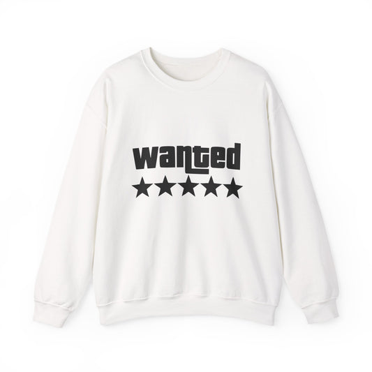 Wanted Stars Unisex Sweatshirt | Cozy Graphic Crewneck | Casual Wear, Unique Gift, Streetwear, Fashion Statement, Holiday Apparel