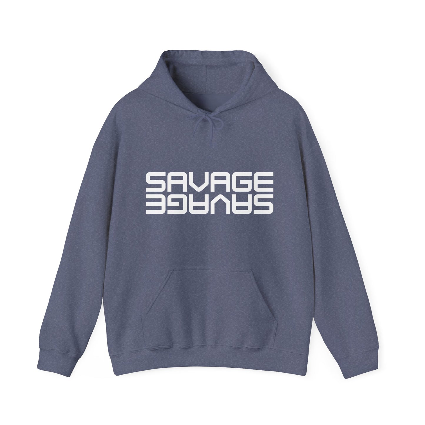 Savage Unisex Heavy Blend Hoodie, Comfortable Streetwear, Trendy Hoodie Gift, Casual Style, Graphic Sweatshirt for Everyday Wear
