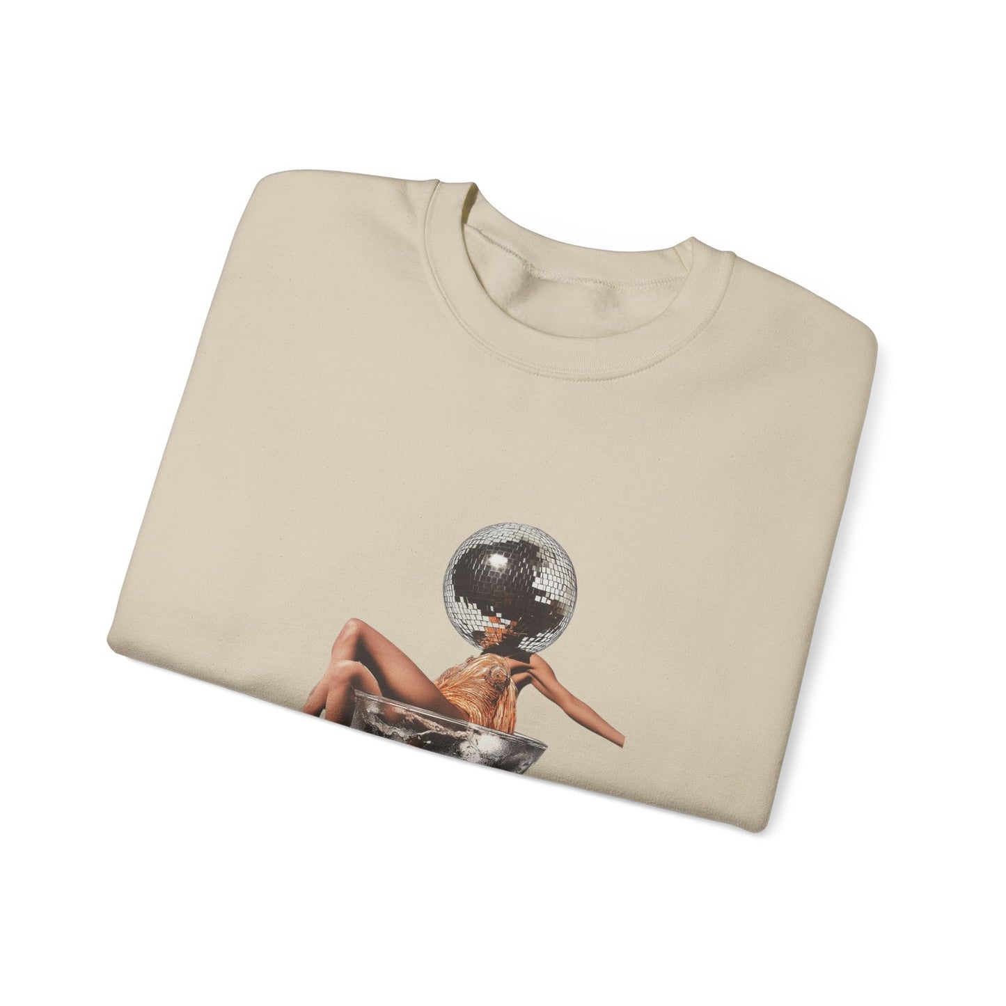 Stylish Party Vibe Crewneck Sweatshirt | Funky Fashion, Casual Wear, Unisex Gift, Trendy Outfit, Statement Sweatshirt