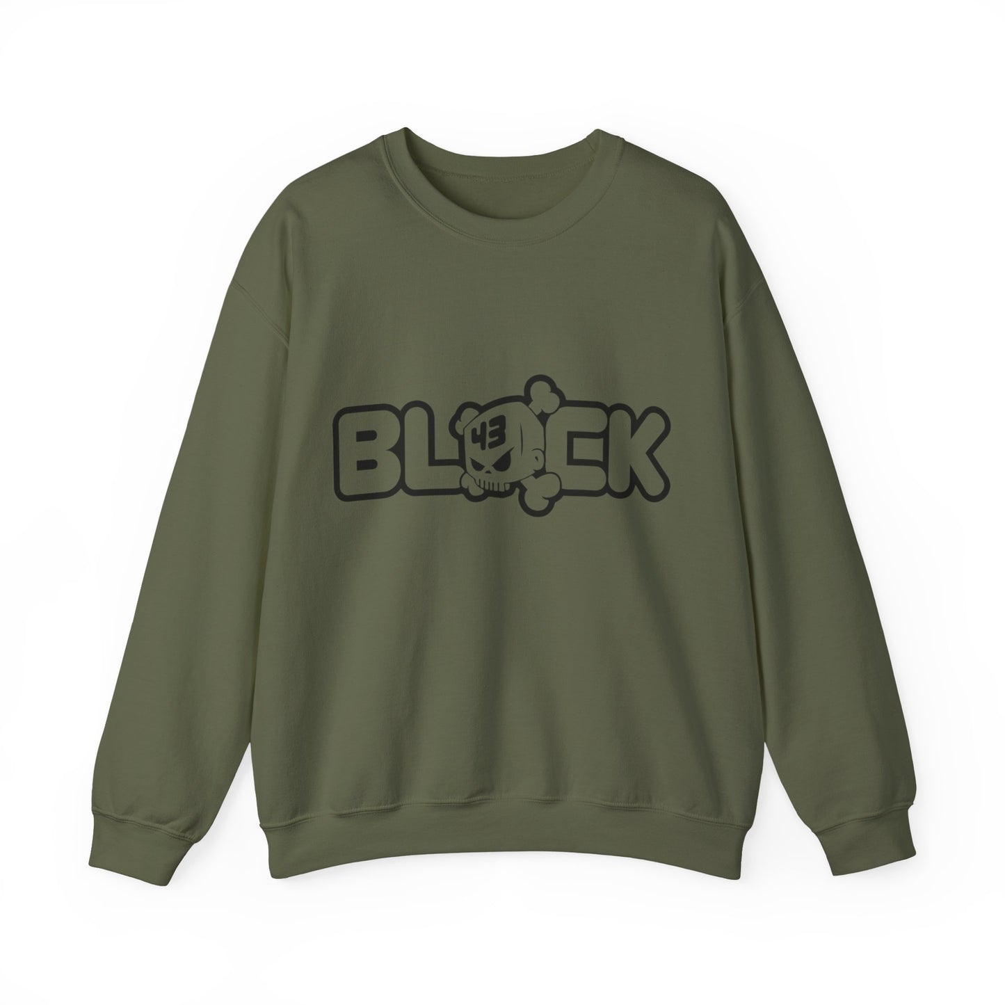 Stylish Unisex Crewneck Sweatshirt - Trendy Block Design, Cozy Winter Apparel, Perfect for Casual Outings, Gift for Friends