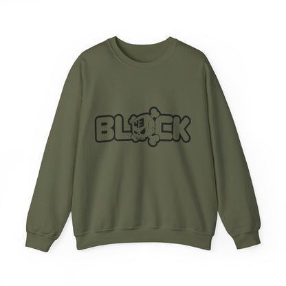 Stylish Unisex Crewneck Sweatshirt - Trendy Block Design, Cozy Winter Apparel, Perfect for Casual Outings, Gift for Friends