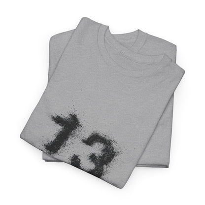 Heavy Cotton Tee with Graphic 13 - Trendy Streetwear, Casual Wear, Gift for Fans, Halloween Apparel, Unique Graphic Tee