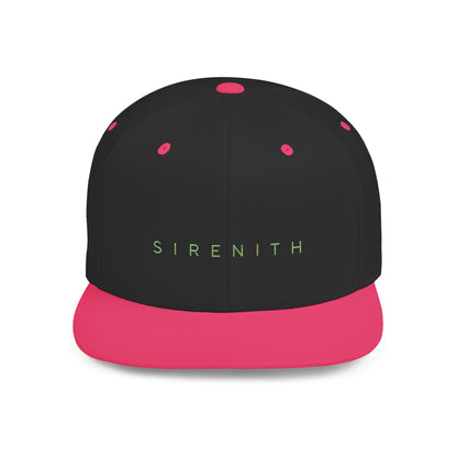 Sirenith Flat Bill Snapback Hat, Stylish Cap, Trendy Headwear, Perfect Gift for Him/Her, Casual Streetwear, Cool Fashion Accessory