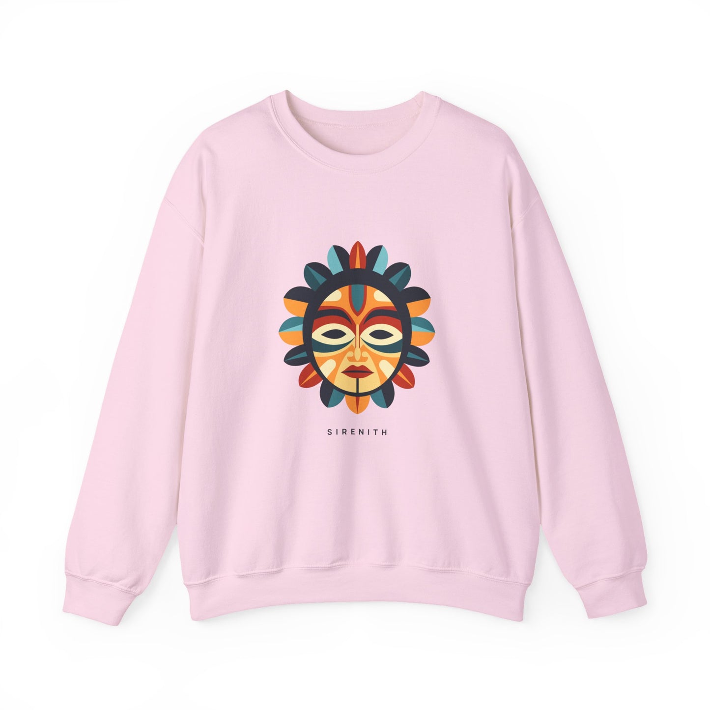 Colorful Art-Inspired Crewneck Sweatshirt, Bohemian Style Sweatshirt, Unisex Fashion Layer, Cozy Gift for Her/Him, Artsy Sweat, Ethnic