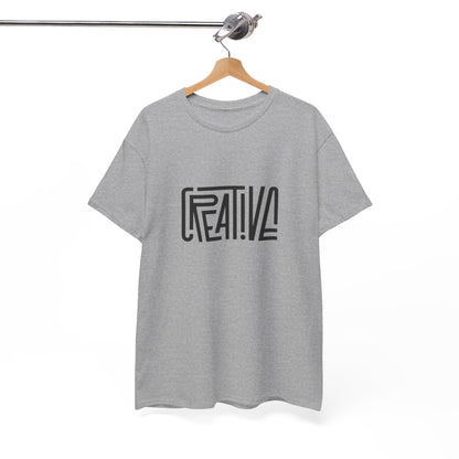 Creative Vibes Heavy Cotton Tee, Artistic T-Shirt for Creatives, Gift for Artists, Daily Wear, Inspiration Tee