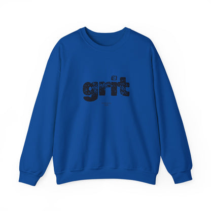 Grit Inspirational Crewneck Sweatshirt | Cozy Unisex Pullover, Motivational Gift, Perfect for Fall, Self-Care Apparel, Casual Everyday Wear
