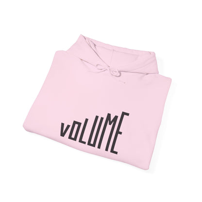 Volume Graphic Unisex Hoodie, Cozy Sweatshirt, Casual Wear, Music Lover Gift, Trendy Streetwear, Lounge Hoodie