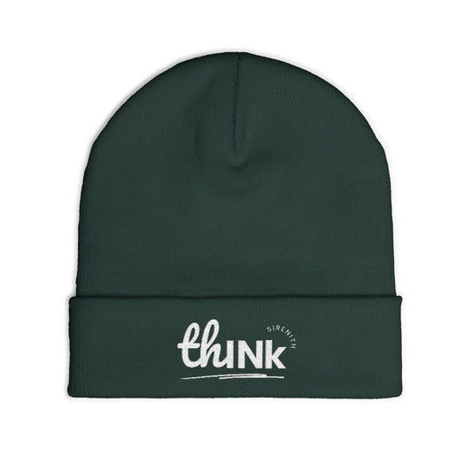 Chunk Embroidered Knit Beanie | Cozy Winter Accessories, Gift for Him, Beanie for Cold Weather, Trendy Hat, Birthday Gift