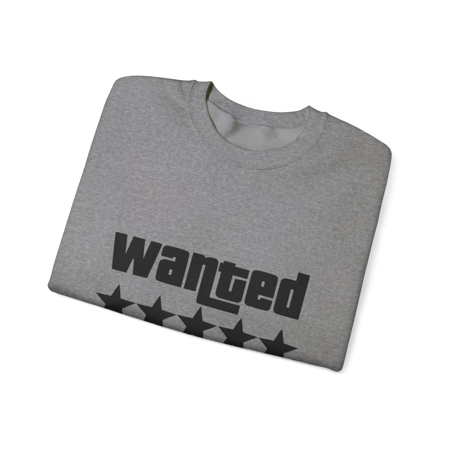 Wanted Stars Unisex Sweatshirt | Cozy Graphic Crewneck | Casual Wear, Unique Gift, Streetwear, Fashion Statement, Holiday Apparel