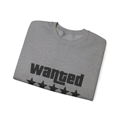 Wanted Stars Unisex Sweatshirt | Cozy Graphic Crewneck | Casual Wear, Unique Gift, Streetwear, Fashion Statement, Holiday Apparel