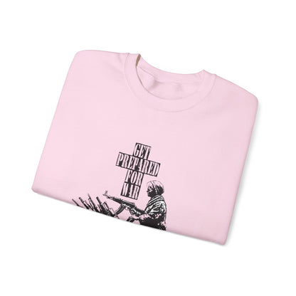 Vintage-Inspired Unisex Sweatshirt with 'Get Prepared for...' Design, Cozy Gift for Her, Him, Holidays, Casual Wear, Nostalgic Vibe