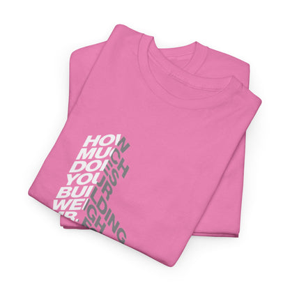 Creative Quote Heavy Cotton Tee | Graphic T-Shirt, Casual Wear, Unique Gift, Everyday Fashion, Statement Piece