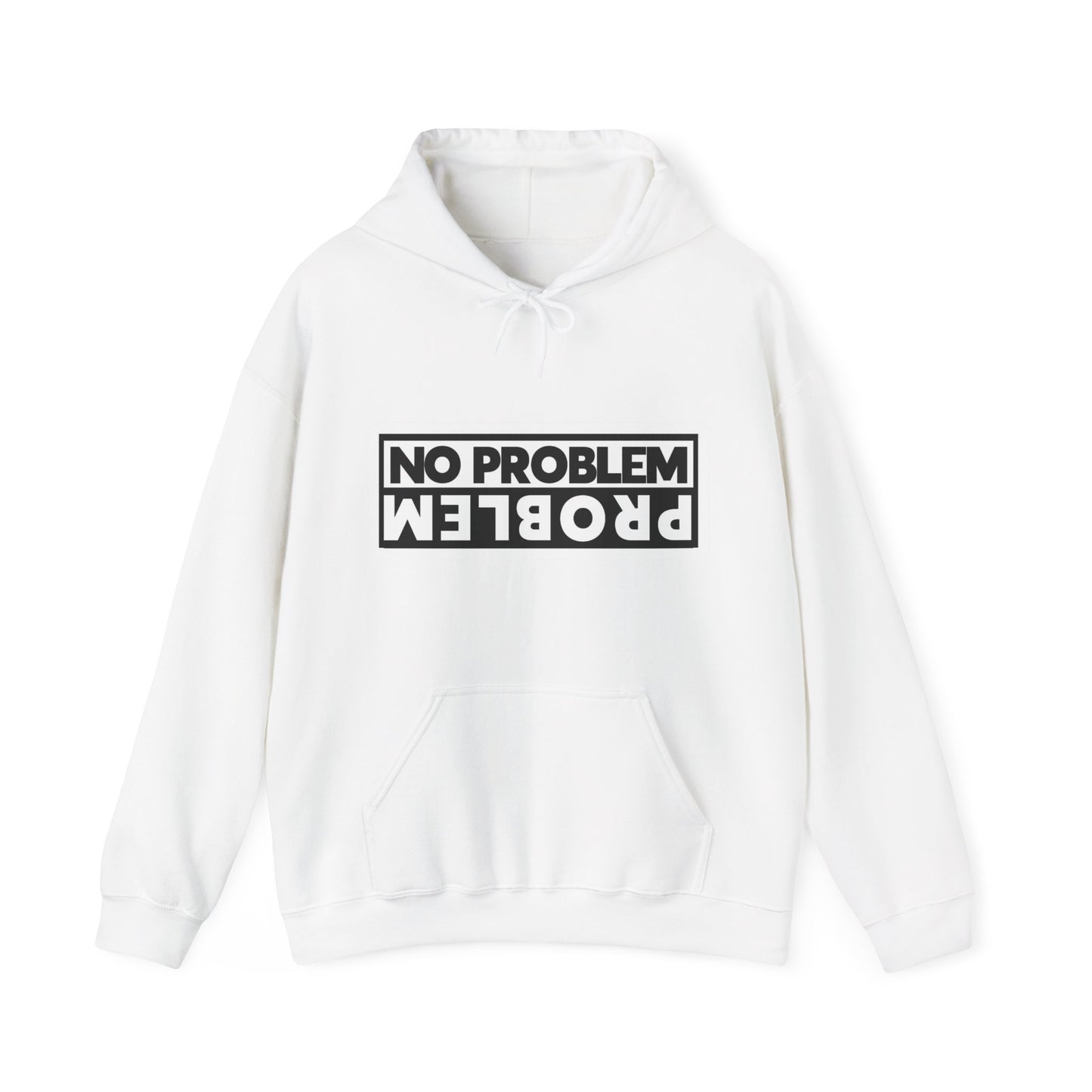 No Problem Graphic Hoodie, Unisex Cozy Sweatshirt, Casual Streetwear, Gift for Friends, Everyday Wear, Fun Fashion