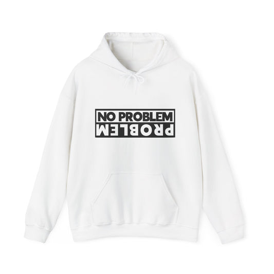 No Problem Graphic Hoodie, Unisex Cozy Sweatshirt, Casual Streetwear, Gift for Friends, Everyday Wear, Fun Fashion