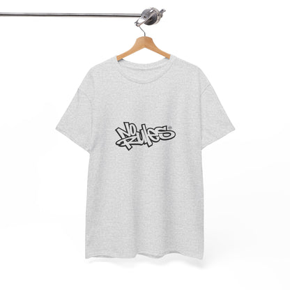 Heavy Cotton Tee with Graffiti Design, Streetwear, Casual Wear, Gift for Her, Gift for Him, Urban Fashion, Everyday Style