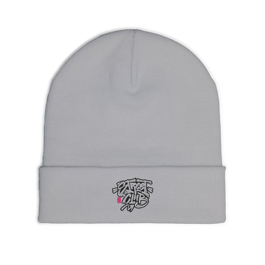 Urban Street Club Knit Beanie, Embroidered Winter Hat, Streetwear Accessory, Cool Casual Style, Perfect for Gifting