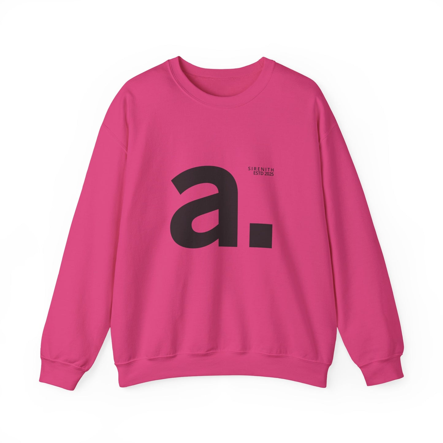 Minimalist Graphic Sweatshirt with Bold Lettering, Cozy Fashion for Casual Outfits, Perfect Gift for Birthdays, Holidays, Unisex Apparel