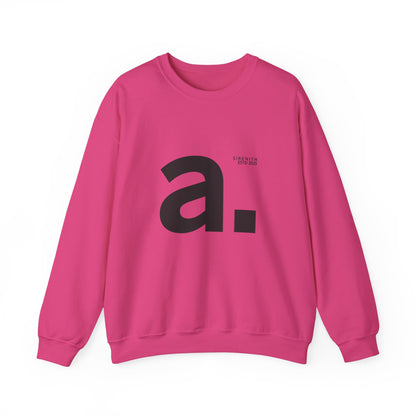 Minimalist Graphic Sweatshirt with Bold Lettering, Cozy Fashion for Casual Outfits, Perfect Gift for Birthdays, Holidays, Unisex Apparel