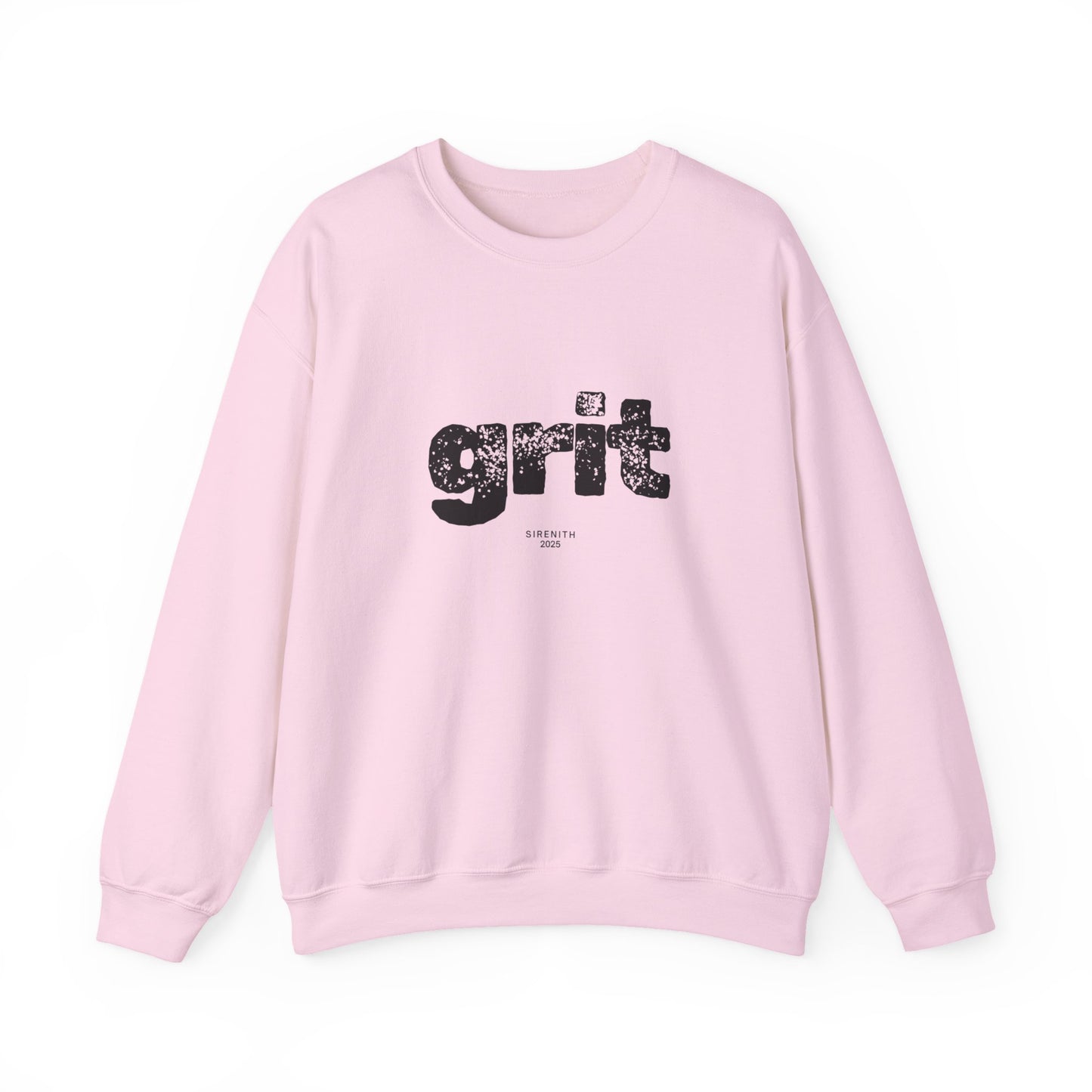 Grit Inspirational Crewneck Sweatshirt | Cozy Unisex Pullover, Motivational Gift, Perfect for Fall, Self-Care Apparel, Casual Everyday Wear