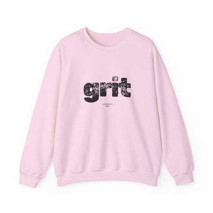 Grit Inspirational Crewneck Sweatshirt | Cozy Unisex Pullover, Motivational Gift, Perfect for Fall, Self-Care Apparel, Casual Everyday Wear