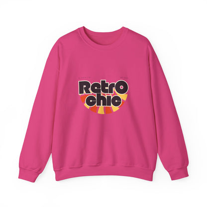 Retro Chic Unisex Crewneck Sweatshirt, Vintage Fashion Sweater, Cozy Casual Wear, Gift for Her, Perfect for Fall