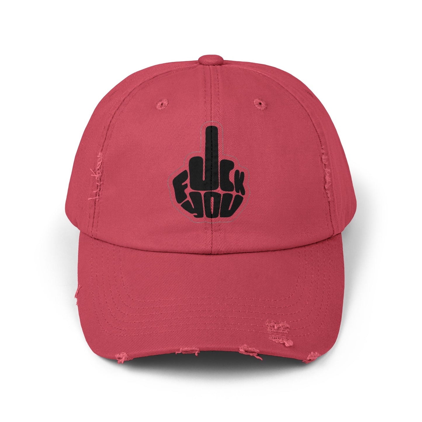 Distressed Attitude Cap, Casual Wear, Gift for Friends, Stylish Headwear, Beach Accessory, Trendy Baseball Cap