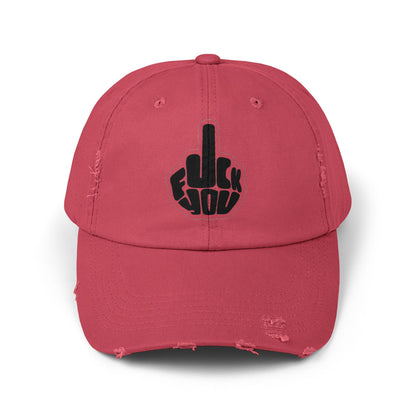 Distressed Attitude Cap, Casual Wear, Gift for Friends, Stylish Headwear, Beach Accessory, Trendy Baseball Cap