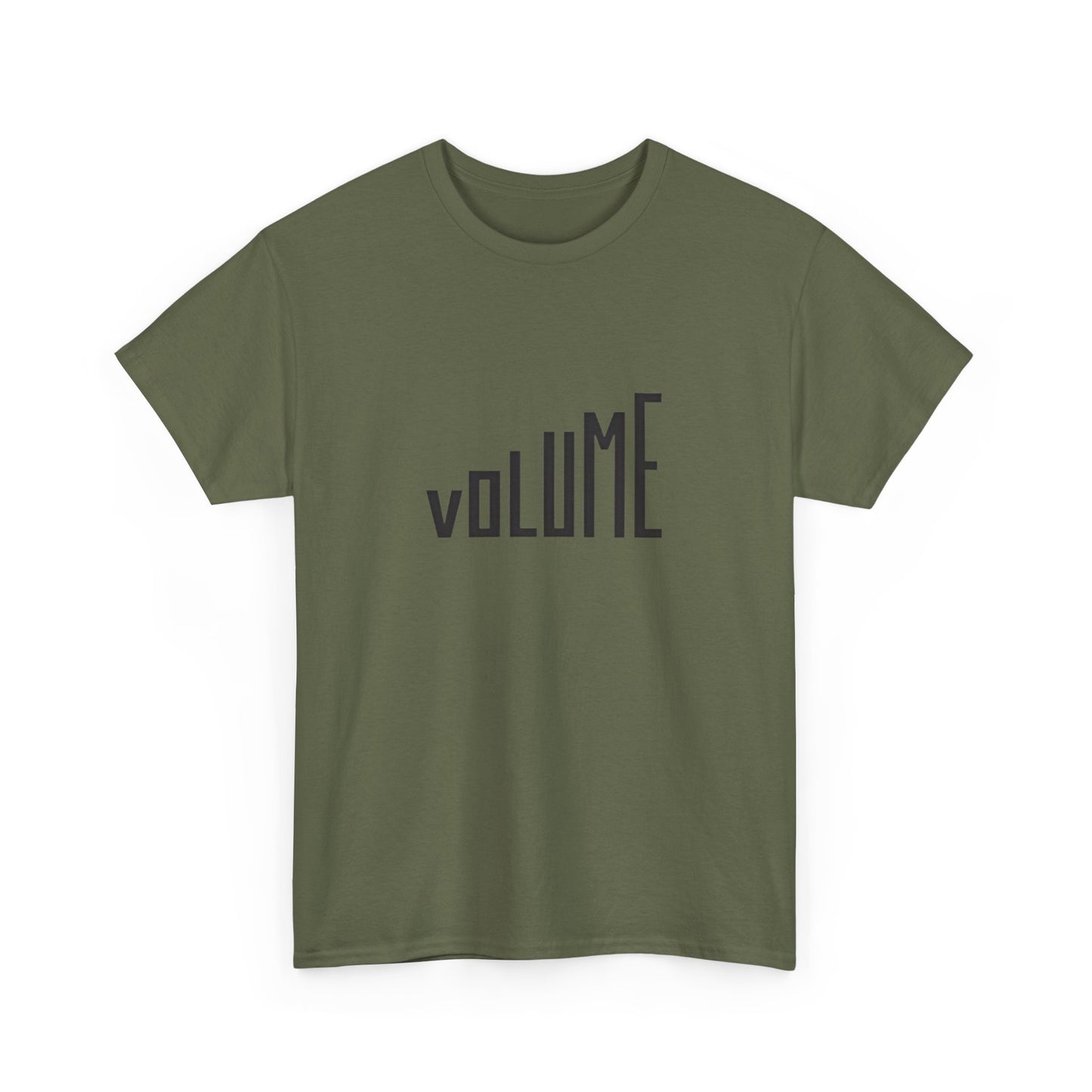 Volume Graphic Heavy Cotton Tee, Music Lover Tee, Casual Tees, Gift for Musicians, Music Festival Shirt