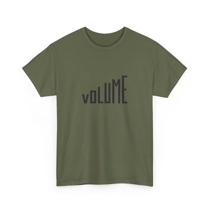 Volume Graphic Heavy Cotton Tee, Music Lover Tee, Casual Tees, Gift for Musicians, Music Festival Shirt