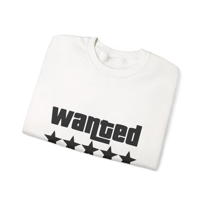 Wanted Stars Unisex Sweatshirt | Cozy Graphic Crewneck | Casual Wear, Unique Gift, Streetwear, Fashion Statement, Holiday Apparel