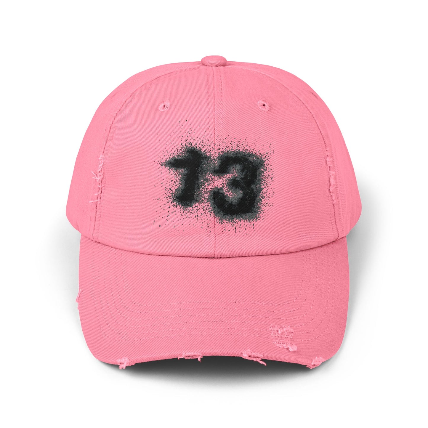 Vintage Distressed Cap for Casual Style, Perfect Gift for Birthdays, Hip Hop Fashion, Everyday Wear, 13 Symbol Design