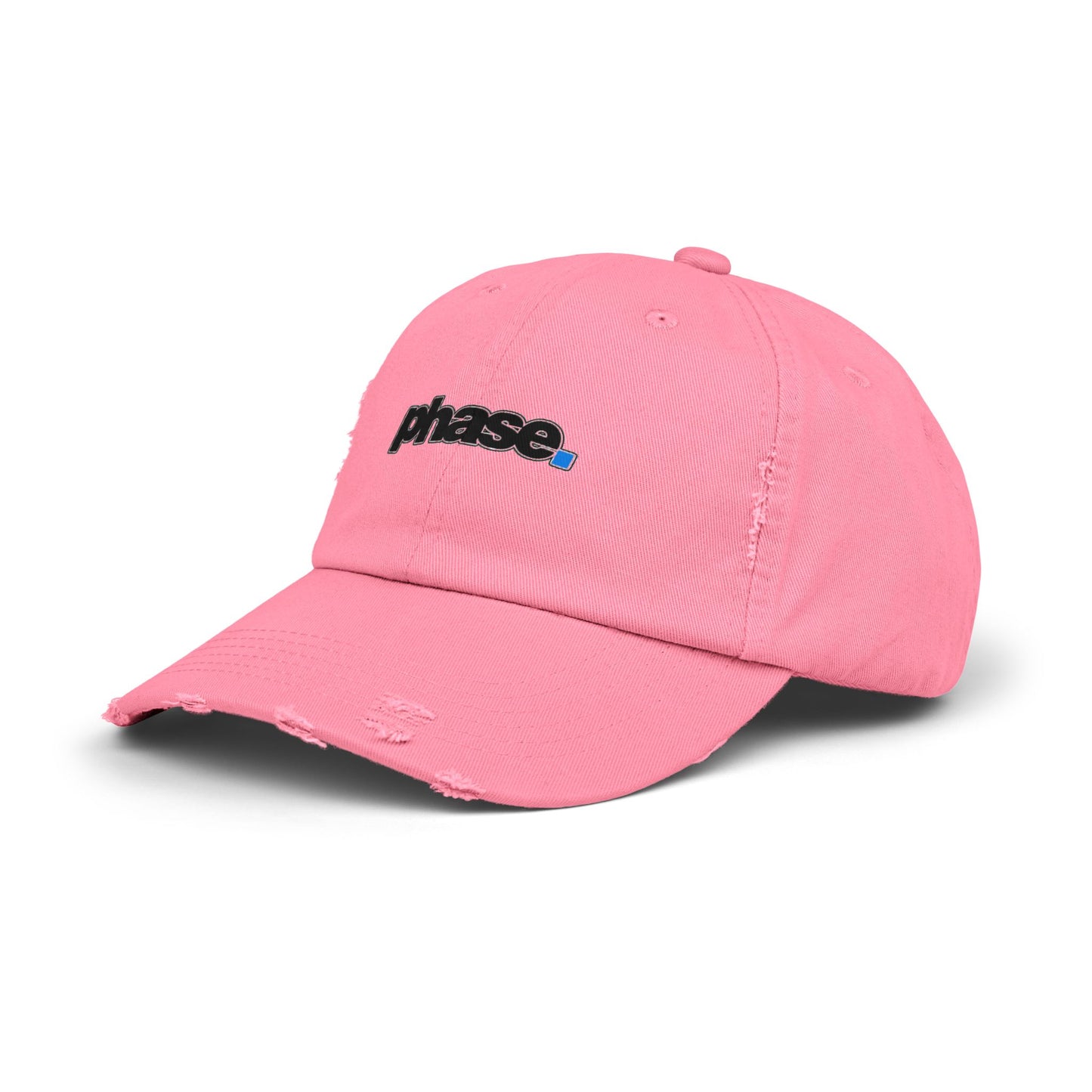 Distressed Cap with 'phase.' Design | Casual Fashion Hat, Trendy Sun Hat, Gift Idea, Vintage Style, Everyday Wear
