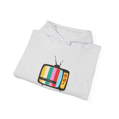 Retro TV Graphic Unisex Hoodie, Vintage Sweater, Cozy Fun Sweatshirt, Gift for Gamers, Movie Lovers, Perfect for Fall