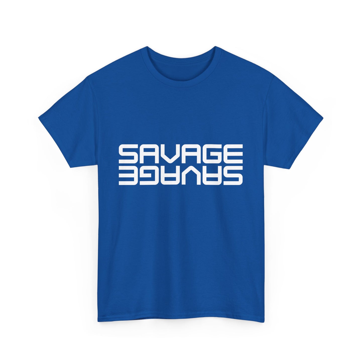 Savage Graphic Heavy Cotton Tee | Casual Streetwear, Motivational Wear, Birthday Gift, Trendy Apparel, Self-Expression T-Shirt
